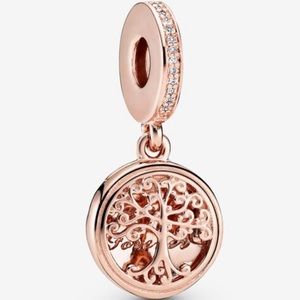 Pandora Charm 14k Rose Gold-plated Family Charm